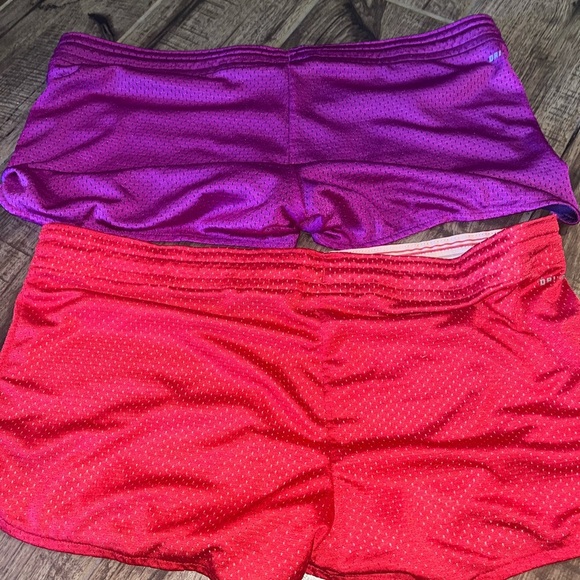 Lot of 2 Nike Shorts Womens Small Running Athletic Drawstring Pink Purple - Picture 6 of 7